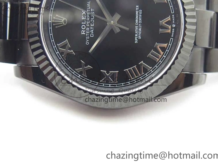 41 on Bracelet VRF A3235 DateJust Markers All Dial Edition Oyster Black Roman PVD PVD Best Black 0204